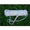 10mm Climbing Rope Outdoor Static Rock Rope High Strength Safety Rappelling Rope 32ft 66ft 131ft 262ft 525ft Heavy Duty Rope for Hiking Mountaineering Training Rescue Fire Escape ( Color : White , Siz view 1