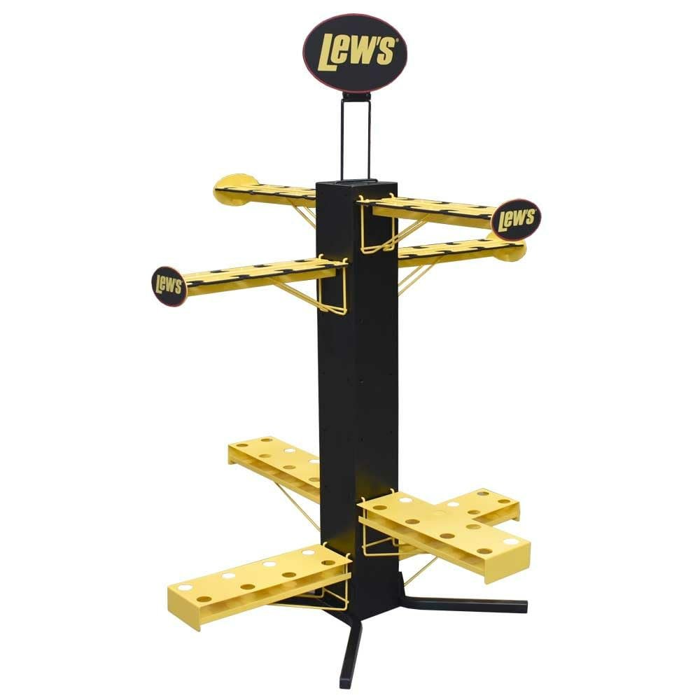 Lews Boat Fishing Rod Holder 10238 | 62 7/8 x 44 1/4 Inch 32 Slot Steel