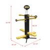 Lews Boat Fishing Rod Holder 10238 | 62 7/8 x 44 1/4 Inch 32 Slot Steel view 4