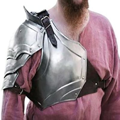 ENCORE HOME DECOR Medieval Handmade LARP Armor Gladiator Steel Set Shoulder Breastplate Cuirass & Pauldron Handmade Antique Best