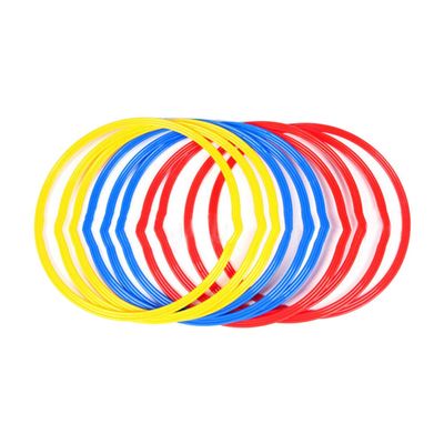 plplaaoo 6PCS Agility Training Rings,Training Speed Rings,Multicolor Speed Agility Rings Set, Football Control Skills Agility Loop, Multifunction Agility Training Rings for Agility Footwork Training