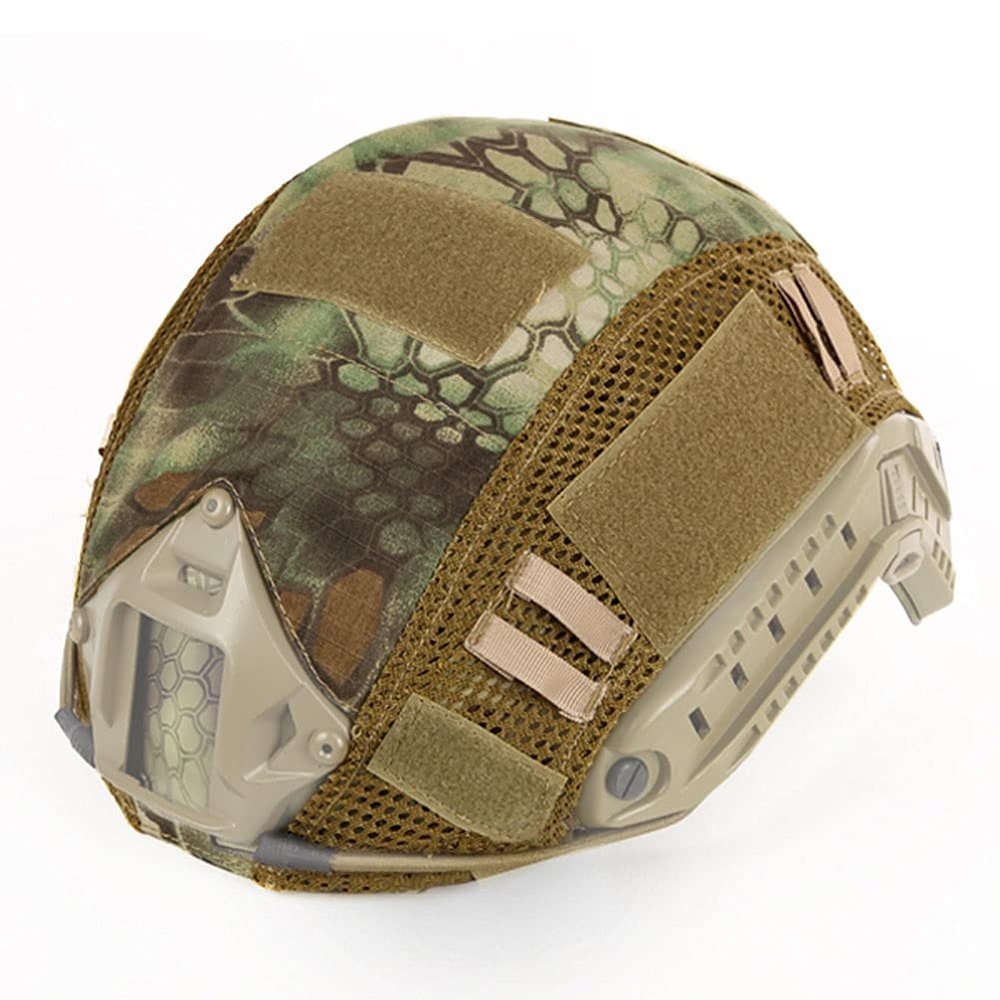 Fast Helmet Cover Tactical Helmet Covers Airsoft Military Camouflage Wargame Gear CS Helmet Accessories (Color : CO-10-MA)