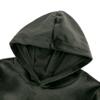MYGBCPJS Little Kids 2Pcs Hooded Outfits Set Girls Boys Velvet Sweatshirt Pants Velour Tracksuits view 3