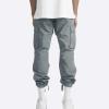 Cargo Work Pants, Mens Pants Joggers Khaki Pants Drawstring Multi Pocket Casual Pants Hiking Cotton Twill Combat Pants Track Tapered Pants (L, Gray) view 4