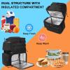 MATEIN Fishing Backpack, Water Resistant Fishing Tackle Box Bag with Rod Holders & Cooler, Gear Gifts for Men view 3