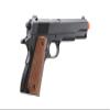 Full Size 1911 Alloy Series Heavyweight Spring Airsoft Pistol (Black w/Tan Grip Panels) view 4