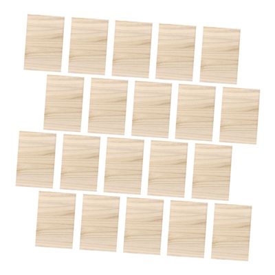 20pcs Taekwondo Breaking Board Rebreakable Kick Boards Performing Wooden Taekwondo Punching Boards Training Accessory for Adult (10pcs 0.3cm, 10pcs 0.6cm)