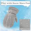 Sarfel Toddler Snow Mittens Waterproof Toddler Mittens 2T Toddlers Gloves Ages 2-4 Toddlers Ski Gloves Baby Boy Gloves Mitten view 2