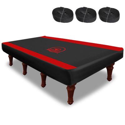 COVERVIN Billiard Pool Table Cover,Heavy Duty 210D Oxford Cloth Material All Weather Waterproof Dustproof UV Protection(9ft/Red)