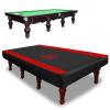 COVERVIN Billiard Pool Table Cover,Heavy Duty 210D Oxford Cloth Material All Weather Waterproof Dustproof UV Protection(9ft/Red) view 2