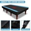 COVERVIN Billiard Pool Table Cover,Heavy Duty 210D Oxford Cloth Material All Weather Waterproof Dustproof UV Protection(8ft/Blue) view 3
