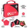 O'IFFEEI First Aid Bags Empty, Compact Trifold Emergency Medical bag for Camping Hiking Travel Car Home Office (BAG ONLY) view 2