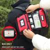 O'IFFEEI First Aid Bags Empty, Compact Trifold Emergency Medical bag for Camping Hiking Travel Car Home Office (BAG ONLY) view 4