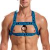 Mens Fitness Shoulder Strap Chest Muscle Harness Shoulder Bandage Strap Blue view 4