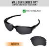 TRUSHELL Polarized Replacement Lenses for Oakley Si Speed Jacket OO9228 Sunglasses -Ocean Blue+Black+Silver view 2