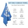 Calculay United Nations Flag Beach Towel-Quick Dry Super Absorbent Soft Bath Towel for Swimming/Camping/Beach/Yoga/Gym/Travel Sports Gym TowelOne Size view 3