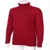 Linjinx Kids Boys Girls Long Sleeve Turtleneck Knitted Pullover Sweater Sweatshirt Winter Warm Tops Casual Outwear Red 2-3 Years view 4