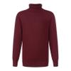 Linjinx Kids Boys Girls Long Sleeve Turtleneck Knitted Pullover Sweater Sweatshirt Winter Warm Tops Casual Outwear Burgundy 9-10 Years view 1
