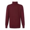 Linjinx Kids Boys Girls Long Sleeve Turtleneck Knitted Pullover Sweater Sweatshirt Winter Warm Tops Casual Outwear Burgundy 9-10 Years view 2