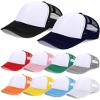 10 Pcs Sublimation Blank Trucker Hats Bulk Mesh Baseball Cap Polyester Mesh Trucker Hat for Men and Women (Multicolor) view 1