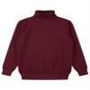 Jizyo Kids Boys Winter Warm Sweater Long Sleeve Turtleneck Knitted Sweater Tops Pullover Casual Wear Burgundy 5-6 Years view 1