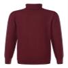 Jizyo Kids Boys Winter Warm Sweater Long Sleeve Turtleneck Knitted Sweater Tops Pullover Casual Wear Burgundy 5-6 Years view 4