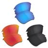 TRUSHELL Polarized Replacement Lenses for Oakley Si Speed Jacket OO9228 Sunglasses -Ocean Blue+Black+Fire Red view 1
