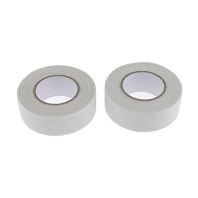 2 Rolls Hockey Grip Tape - Ice Hockey Stick Protector Wrap, Also Great for Baseball Bat, Field Hockey, Badminton, Tennis Racket and More (White)