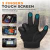 KUMGIM Tactical Gloves for Men Women, Motorcycle Gloves Touchscreen Airsoft Hunting Shooting Glove Black Tan for Outdoor Paintball Work Motorcycle Climbing Survival Training view 4