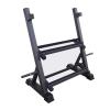 BELUND 2tier Dumbbell Rack Stand Steel Dumbbell Bench with Kettlebell Plate Storage Bracket for Health Clubs and Home Gyms,Stand Only view 1