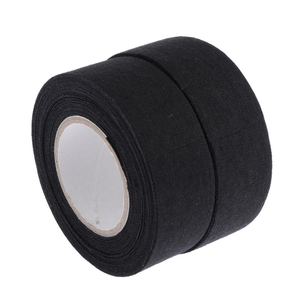 2 Rolls Hockey Grip Tape - Ice Hockey Stick Protector Wrap, Also Great for Baseball Bat, Field Hockey, Badminton, Tennis Racket and More (Black)