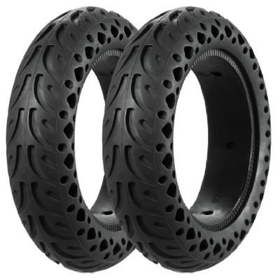 2PCS Felixstory 10 in Scooter Tires, 10 x2.5 Solid Honeycomb Tire Replacement For Ninebot Max G30P/G30LP Electric Scooter, Rubber Non-slip,Tubeless Plosion-Proof Tyre non-pneumatic Wheel Accessory