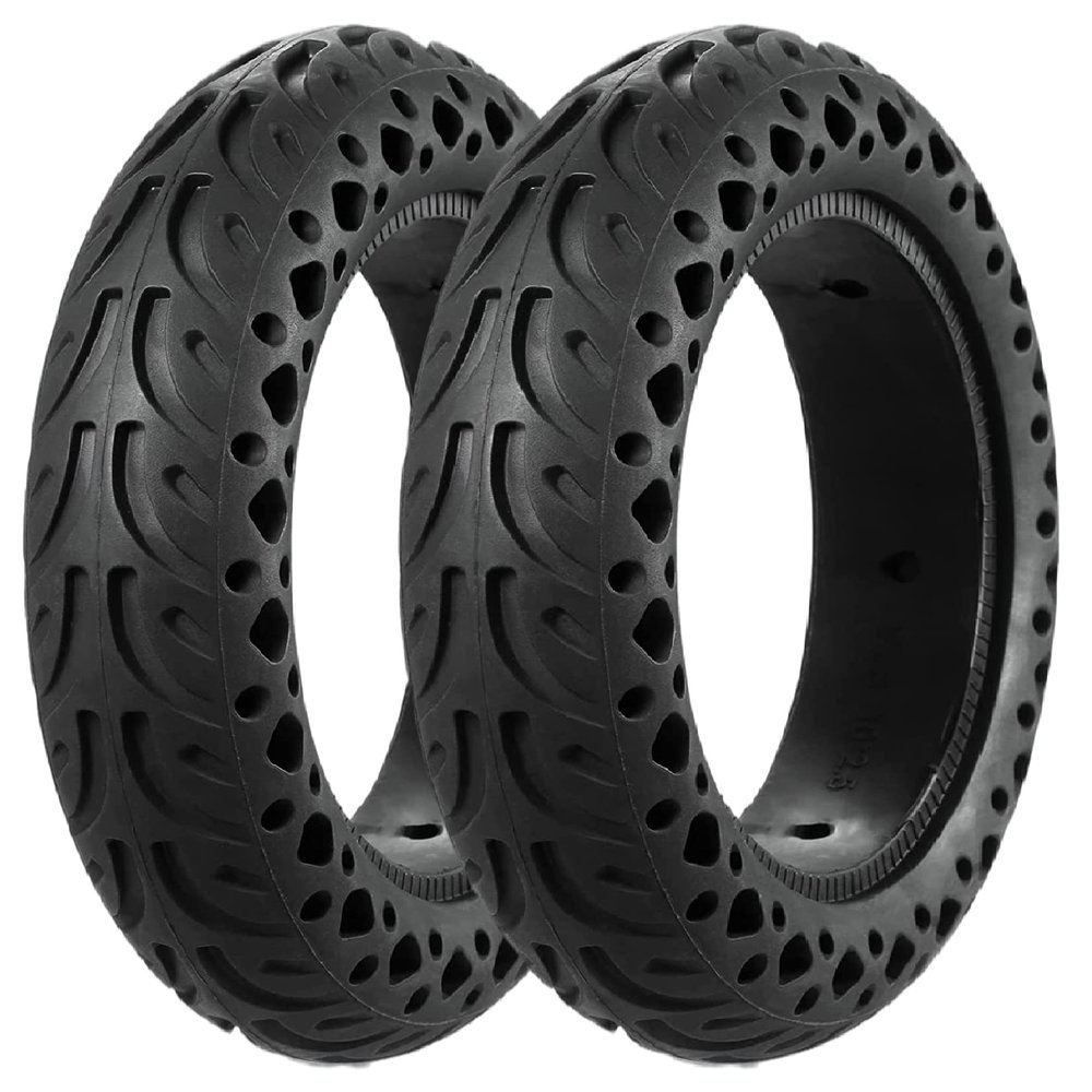 2PCS Felixstory 10 in Scooter Tires, 10 x2.5 Solid Honeycomb Tire Replacement For Ninebot Max G30P/G30LP Electric Scooter, Rubber Non-slip,Tubeless Plosion-Proof Tyre non-pneumatic Wheel Accessory
