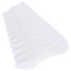 CLOSEMATE Mens No Show Socks Cotton Thin High Elasticity Low Cut Ankle Socks with Non Slip Grips 6 Pairs (6White, Size XL) view 1