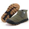 HuangTaiJi Qing Men/Women Outdoor Short Ankle Boots Fur Lined Anti-Slip Warm Casual Snow Booties Upgrade Army Green US 8.5 view 2