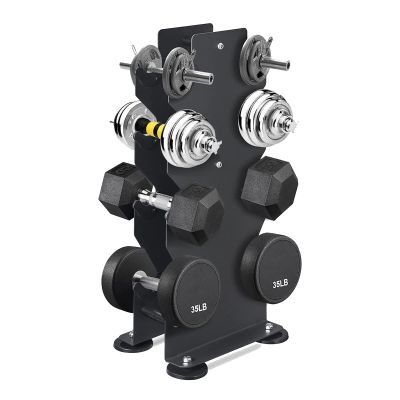 BELUND Dumbbell Rack Stand, Steel Dumbbell Tower Tree Dumbbell Storage Stand for Home and Gym, Stand Only