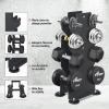 BELUND Dumbbell Rack Stand, Steel Dumbbell Tower Tree Dumbbell Storage Stand for Home and Gym, Stand Only view 3