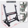 BELUND Dumbbell Rack Stand Steel Dumbbell Bench with Kettlebell Plate Storage Bracket for Health Clubs and Home Gyms,Stand Only view 2