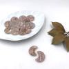 1pc Random Natural Flower Agate Quartz Crystal Moon Carvings Sakura Gift Women Girl Pendant Crafts view 4
