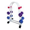 BELUND Dumbbell Rack Stand, Hand Weights Plates Kettlebells Weight Sets Stand, Dumbbell Holder Storage for Home Gym,Holds 6 Dumbbells,Rack Only view 1