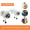 Dumbbell Rack Stand, Steel Dumbbell Bench, Single Layer Dumbbell Tower for Home Gym, (Size : B) view 4