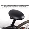 BigKing Noseless Bicycle Saddle, Noseless Bicycle Saddle Mountain Bike Seat Super Soft Shock Absorbing Seat Cushion for Folding Bike view 4