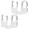 Cabilock 1set Baseball Bat Display Mount Holder for Horizontal Bat Storage Construction Your Home Garage view 1