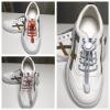 3 Pairs No Tie Shoe Laces for Kids Adults Elastic Shoe Laces with Lock Device for Sneakers (White Orange Pink) view 2