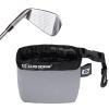 Club Scrub Golf Club and Golf Ball Cleaning Bag, Waterproof Clean Face Technology Liner, Perfectly Dry Neoprene Exterior, Detachable Clip, Machine Washable, Cleans Club Grooves, Gray view 1