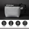 Club Scrub Golf Club and Golf Ball Cleaning Bag, Waterproof Clean Face Technology Liner, Perfectly Dry Neoprene Exterior, Detachable Clip, Machine Washable, Cleans Club Grooves, Gray view 2