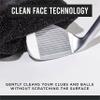 Club Scrub Golf Club and Golf Ball Cleaning Bag, Waterproof Clean Face Technology Liner, Perfectly Dry Neoprene Exterior, Detachable Clip, Machine Washable, Cleans Club Grooves, Gray view 4