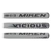 Miken Vicious 14" Balanced Dual Stamp Slow Pitch Softball Bat: MV14B1 34" 28 oz. view 2