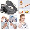 DHIJUPNG Lightweight Adjustable Edema Sneakers,Warm Wool Boots Casual Orthopedics Wide Feet Swollen Shoes Thumb Soft Comfort Adjust Diabetic Recovery Walking ShoesMen 7/Women 8 view 4