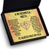 Cross Dancing Necklace ara la nieta eligida de la Abuela, Cadena personaliza para la nieta enojona de Abuelo o Mama con diseo y Estilo moderno para view 1